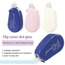 3 件双面胶带，一拉即贴，方便快捷，适用于 DIY 剪贴簿、手工项目和办公用品学校用品，返校 - 均碼 - 查看 6