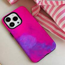 Funda para teléfono (1 unidad) con una colorida película dos en uno: duradera, resistente a los golpes y compatible con los modelos 16/15/14/13/12/11 Plus/Pro/Versiones Pro. Impresiones realistas. - Colores mixtos 1 - Ver 4