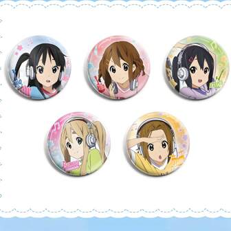 1PC Lighthearted Girls Sweet Series Character Badge Barking Around 58mm Character Graphic Badge Funny Graphic Pin Badge, Button Brooch, Suitable For Hanging On Clothes, Bags, Backpacks, Fun Gift For Classmates, Friends And Family!