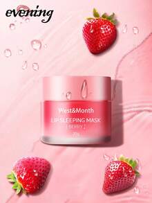 20克保湿、滋润、修护唇部夜间啫喱唇膜霜 - 紅色 - 查看 11