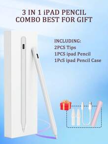 Lápiz con función stylus compatible con el Apple Pencil con indicadores de energía LED y rechazo de palma para iPad de 2022, 2021, 2020, 2019, 2018 - Regalo ideal para madre, familia, amigos, cumpleaños, fiestas y accesorios de bolígrafo