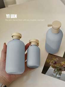 Travel Silicone Refillable Bottles, Squeeze Bottles With Flip Cap For Creams, Lotions, Shampoo, Conditioner