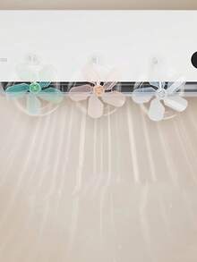 1pc风扇（空调扇使用指南）有效导流空调风，避免空调直吹而造成身体伤害（具体效果可以看视频）空调配件，家居必备用品，空调扇，小风扇，空调挡风板