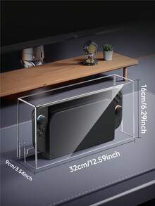适用于 Switch 2 (2025)/Switch OLED/Switch NS 的透明防尘罩，为主机和底座提供防刮防摔保护。兼容 Switch 第二代底座保护配件。无需安装，可自行 DIY 定制。两侧均设有开口，方便连接充电线，边缘光滑，不会伤手。 - 彩色 - 查看 8