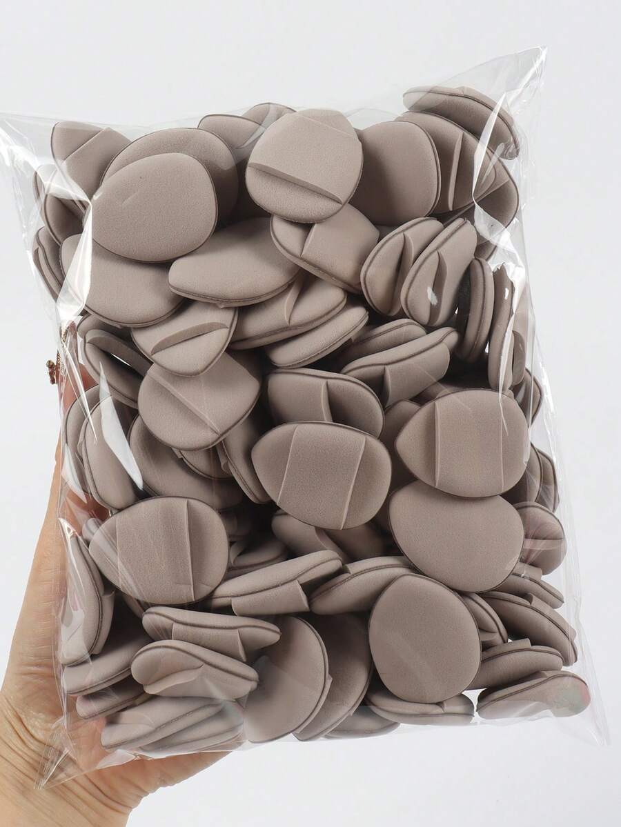 10/30/50/100个装化妆海绵套装，含气垫海绵粉扑，不含乳胶，适用于粉底、散粉、遮瑕膏，适合所有肤质。化妆品配件，化妆海绵，价格实惠，圣诞礼物，化妆工具 - 彩色 - 查看 1