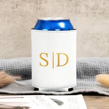 个性化皮革罐式冷却器，刻字礼物，父亲节圣诞礼物，男朋友礼物，伴娘礼物，生日礼物，单身派对礼物，啤酒罐冷却器 - 多色 - 查看 5