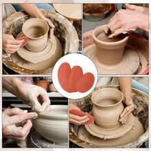 Silicone Pottery Ribs, Clay Potter Tools Rubber Rib Tool For Pottery