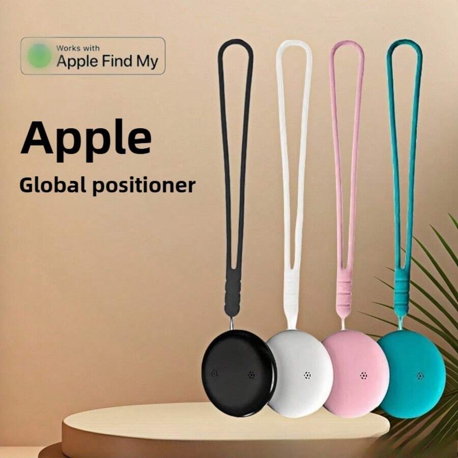 Localizador de dispositivo anti-perda inteligente GPS, rastreamento em tempo real, sem necessidade de instalação, adequado para animais de estimação, bolsas, malas, bicicletas, carros, compatível com o sistema iOS para encontrar meu aplicativo, anti-perda sem preocupações (somente iOS)