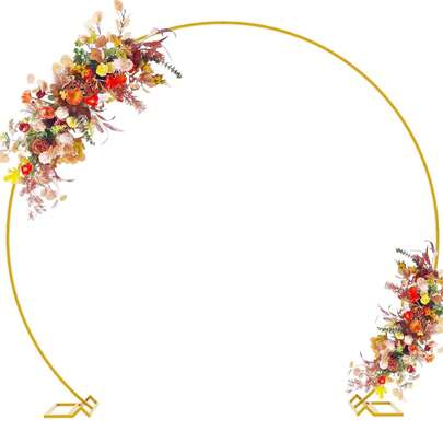 Nouveau support de fleurs en forme d'arche en fer, accessoires de mariage, décoration de pelouse extérieure, anneau circulaire de style Mori