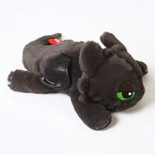 Universal Pictures ​​ Officially Licensed Toothless Sleeping Dragon Plush Pillow - Soft Cuddly Healing Design, Birthday Gift For Kids & Dragon Lovers