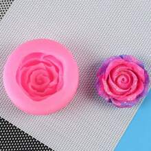 Set de 3 moldes de silicona con forma de flor de rosa, peonía y rosa, para manualidades DIY como jabón hecho a mano, velas perfumadas, yeso, joyería, arcilla polimérica y talla grande, perfectos para proyectos decorativos creativos, ideas y regalos para decoración del hogar, bodas, graduaciones, cumpleaños y fiestas.