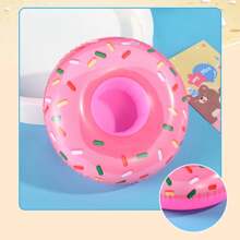 1pc Creative Inflatable Drink Holders, Floating Inflatable Cup Holders Beverage Coasters, Suitable For Pool Party Festival, Make Pool Parties Fun And Exciting With This Inflatable Drinks Holder!, Beach Essentials, Beach Accessories
