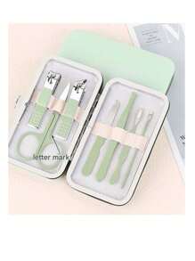 1 Piece Manicure Set Nail Clippers Set Men And Women 8 In 1 Toenail Clippers Personal Care Tools With Portable Travel Case Manicure Pedicure Tools Beauty Set Gift Suitable For Men Women Family Friends Wife Various Colors And Styles (Different Batches Do Not Affect The Use And Appearance)