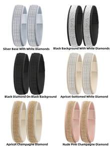 2 piezas Correas invisibles para cordones de zapatos, banda elástica ajustable para tacones altos y planos, sujeción para talón de zapato, negro - Multicolor - Ver 6