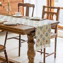 1 pezzo Runner da tavolo, decorazione festiva per compleanni, decorazione per matrimoni, decorazione domestica per vacanze, decorazione tavolo per feste, tovaglia, runner da tavolo, decorazione per compleanni, decorazione per matrimoni, decorazione per capodanno, decorazioni per feste, rientro a scuola, San Valentino (Disponibile in più dimensioni) - Beige - Visualizzare 16