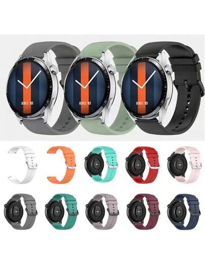COOLIA 1 Pack Silicone Band. 20mm Silicone Watch Band Compatible With Samsung Galaxy Watch 6 / 6 Classic / Watch 5 / 5 Pro / 4 / 4 Classic / 3 41mm / Active 2 / Active / Watch 42mm / Gear Sport / Gear S2 Classic, Watch Gt3 42mm / Gt2 42mm / Watch 2