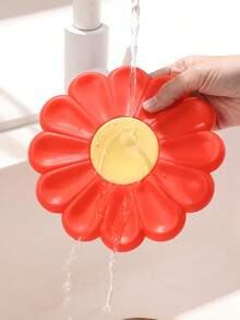 Daisy Flower Silicone Heat Insulating Mat Anti-Scalding High Temperature Resistant Pot Mat Premium Feeling Putting Pots And Pans Table Vegetable Mat Silicone Mat For Kitchen Countertop Non-Slip Heat Resistant Heat Insulating Mat Modern Design Pot And Pans Mat Silicone Table Mat Easy To Wash. - Multicolor - View 10