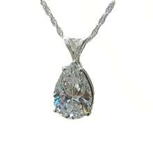 1 PC Elegant Cubic Zirconia Necklace Pendant For Women For Valentine's Day Gift Wedding Engagement Anniversary Party Jewelry