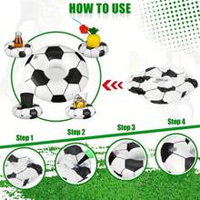 1pc Creative Inflatable Drink Holders, Floating Inflatable Cup Holders Beverage Coasters, Suitable For Pool Party Festival, Make Pool Parties Fun And Exciting With This Inflatable Drinks Holder!, Beach Essentials, Beach Accessories