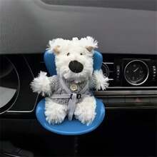 4 Pcs Car Air Vent Decorations, Doll Seat Decor Accessories, Height Less Than 7.09 Inches, Valentine's Day/St. Patrick's Day Gift, Birthday Gift For Women Storage Organizer Travel Essentials Back To School Dormitory Storage