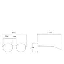1 Pair Unisex Square & Oval Black Framed Fashion Glasses Suitable For Outdoor Street Shades Accessories For Summer Beach Vacation,Outdoor,Travel Back To School Fashionable Preppy School Look