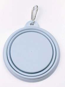 1pc Customized Foldable Macaron Design Pet Bowl, Portable Collapsible Dog Cat Food Water Feeder Bowl For Outdoor Use - Multicolor - View 14