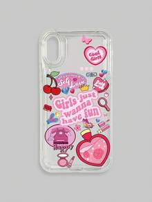 1 peça Case de celular com gráfico de desenho animado e amortecedor de choque, compatível com iPhone e Galaxy, incluindo iPhone 13, 15, 16 Pro Max, 16, 14 e 16 Plus, bem como telefones Galaxy - Multicolorido - Visão 16