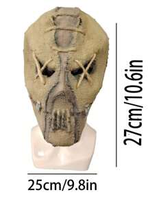 Halloween Horror Latex Mask Headgear, Dance Party, Cosplay, Performance Props, Costume, Escape Room