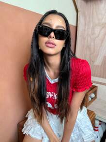 DareSee 2pcs Wrap Decor Fashion Glasses Street Shades Accessories Beach Accessories Glasses Shades Looks Street Style And Suit For Sweater Jacket Sweatshirt Hoodie Leather Pants And Cargo Pantstops Summer MusicFest Y2KFest Back To School