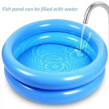 Piscina inflable circular para familias y niños, piscina de natación y piscina de playa, permitiendo que sus hijos disfruten de la alegría del verano