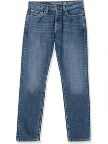 Jeans elásticos deportivos para hombres - Colores - Lavado medio - Ver 6