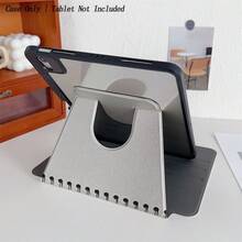 1 Piece Folio Protective Tablet Case With Pen Holder Compatible With IPad 10.9/10.2/ Air 5th Gen/Pro11/10th/9.7/Air 2/IPad (7th Gen)/ IPad (8th Gen)/IPad Air 4/5/IPad Pro 11/IPad 10th Generation 10.9-Inch 2022 Smart Case/IPad Air 13(M3 2025)/IPad Air 11(M3 2025)/IPad Air 11(M3 2025)/IPad 11(A16 2025)/Galaxy Tab S9/A9/S10+, Wake Function/Tablet Accessories/Stylish Tablet Accessories - Multicolor - View 7