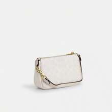 Mother's Day Shoulder Bags Nolita 19 Shoulder Bag Women Underarm Bag Ladies Cute Purses And Bags Women Coach Bags Shoulder Bag In Blocked Signature Canvas,2026 Mother's Day Gifts,Gift For Her,CW426 - 白色 - 查看 5