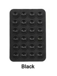 1pc 24 Suction Cup Silicone Non-Slip Washable Double-Sided Suction Cup Phone Holder, Cell Phone Holder, Phone Anti-Slip Sticker, Power Bank & Phone Case Accessory