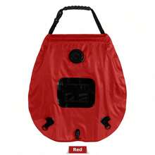 20L Water Bags Outdoor Camping Solar Heat Shower Bag Portable Compact Heated - Red - View 1