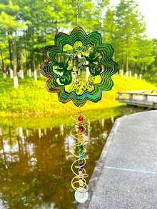 1pc Outdoor Wind Chime Ornament. Can Be Used For Garden, Yard, Terrace, Balcony Decoration, Holiday Decoration, Party Decoration, Home And Store Decoration, Wedding Decoration, Room Decoration And Wall Decoration. Can Be Used As Birthday/Graduation/Halloween/Valentine's Day/Back To School/Mother's Day/Christmas Gift.