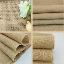 6 Pack Natural Burlap Table Runners,12 X 72 Inch Rustic Jute Table Runner And Placemats Bulk For Western Wedding Table Decorations,Farmhouse Style Party,Holiday,Kitchen Coffee Table Decor Cover - 12 包 12x90 英寸 - 查看 5