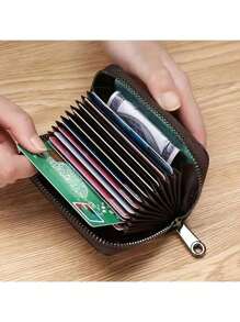 PU Leather Letter A-Z Printing Accordion Zipper Card Holder Women Men Wallet Card Holder Coin Purse Credit Card Holder Men Wallet Gift Men Women Wallet Mini Wallet Coin Purse Card Holder Wallet For Women Money Wallet Purse Wallet Card Wallet