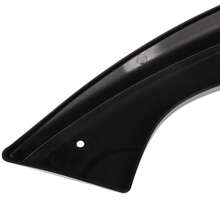 Smooth Black Left Rear Bumper Distributor Diffuser Valence Lower Spoiler Lip Bumper Splitter Apron Suitable For 2016-2019 Civic 4-Door Sedan Models