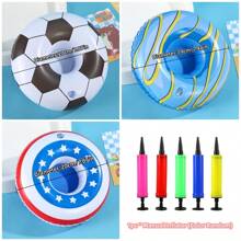 1pc Creative Inflatable Drink Holders, Floating Inflatable Cup Holders Beverage Coasters, Suitable For Pool Party Festival, Make Pool Parties Fun And Exciting With This Inflatable Drinks Holder!, Beach Essentials, Beach Accessories
