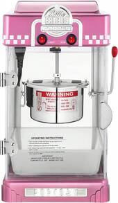 Little Bambino Popcorn Machine - 2.5oz Tabletop Movie Theater Popcorn Popper With Stainless-Steel Kettle By Great Northern Popcorn (Pink) - Pink - View 10