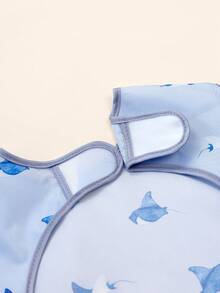 1PC Toddler Sleeveless Feeding Bib,Waterproof Washable Soft Toddler Bibs - Multicolor - View 5