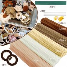 400/525/575pcs Pipe Cleaners Craft Set With Tutorial Video, Perfect For Making Flowers, Cheinlle Srem For Craft Work, Artificial Floral Arrangement, Valentine's, Mother'S Day Gifts