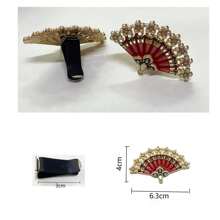 Kreatywny stop w stylu starożytnym, imitacja kapiącego oleju, płonący niebieski/czerwony, składany wentylatorowy wylot klimatyzacji samochodowej, dekoracyjne akcesoria klipsowe