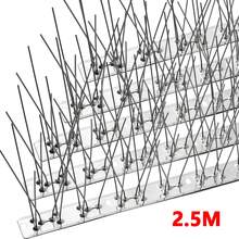 NetHong Bird Repellent Spikes With Stainless Steel Base, Pigeon Repellent Spikes For Roofs And Windows