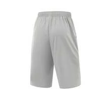 Li-Ning Men's 7/10 Length Collectible Sports Shorts, Loose Fit Quick-Dry Reflective Sports Pants AKQV005 - Geological Gray - View 2
