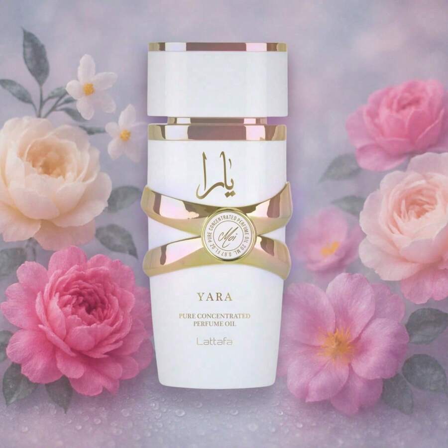 Lattafa - Yara Moi Concentrated Oil 20ML - Alcohol-Free Perfume Extract - Floral and Fruity Flavored Foods - View 1