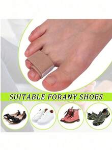 12 件/6 件/3 件布质趾分离器和保护器，锤状趾套，适用于重叠趾、弯曲趾、卷曲趾，易于穿鞋的足部护理工具