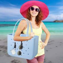 Sanchamy 4PCS Hook Accessories Bogg Bags Cup Holder Connector Holder Insert Hook-Secure And Organize Your Items In Your Beach Tote Bag-White - 黑色 - 查看 5