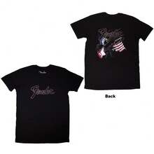Fender | Official T-Shirt | Eagle (Back Print)  - 48-Hour Fast Shipping!  - Black - View 1